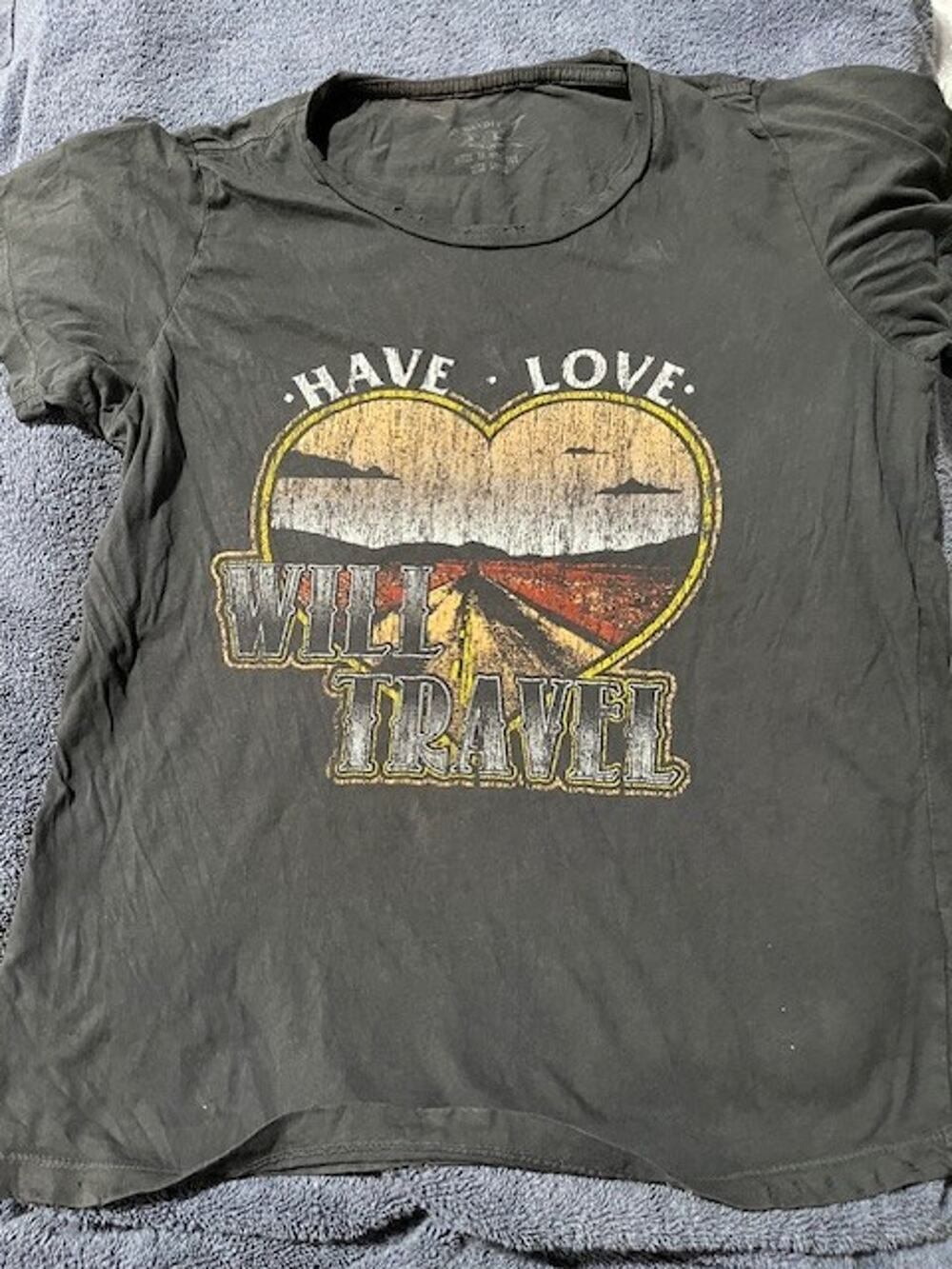WILL TRAVEL (BANDIT BRAND ) HAVE LOVE (VINTAGE RARE PRINT) A2,101